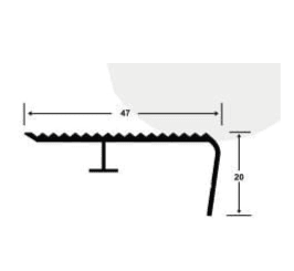Cantonera de Aluminio Con Anclaje