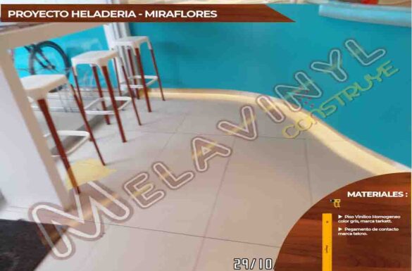 21-Proyecto Heladeria - Miraflores - Piso Homogeneos - 2019