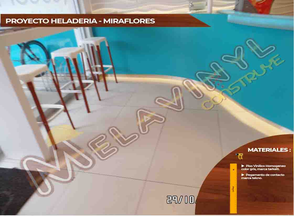 21-Proyecto Heladeria - Miraflores - Piso Homogeneos - 2019
