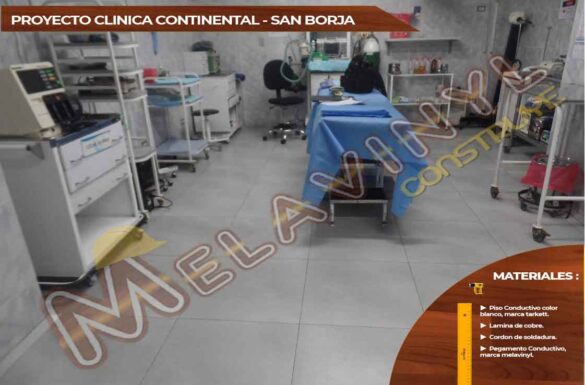 33-Proyecto Clinica Continental - San Borja - Piso Conductivo - 2019