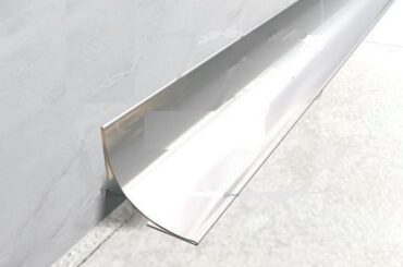 zocalo sanitario de aluminio mate. zocalo sanitario de acero mate